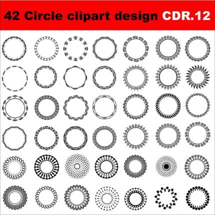 Circle clipart design