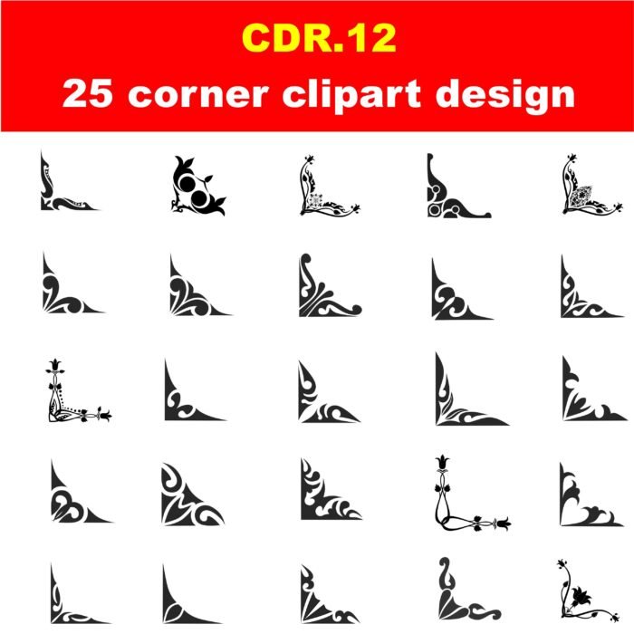 Corner clipart banner