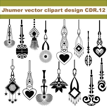 Weddings clipart transparent jhumar vector design